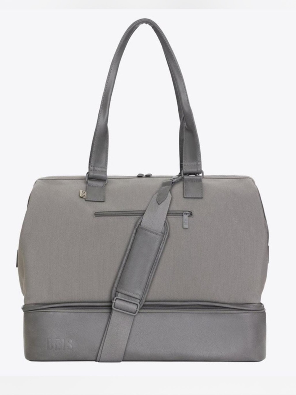 BEIS The Convertible Weekender Bag in Grey Gray